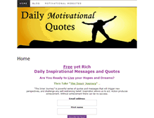 Tablet Screenshot of daily-motivational-quotes.com